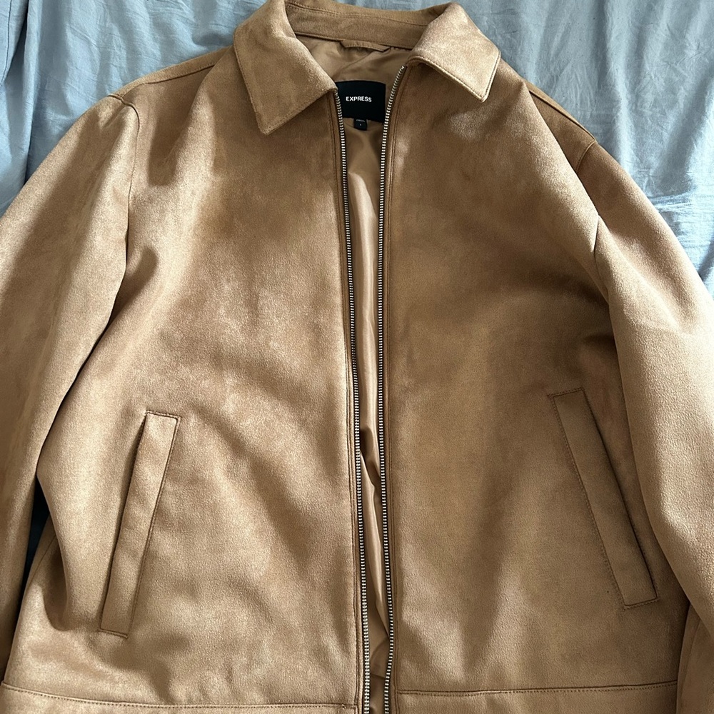 Tan Express Suede Jacket